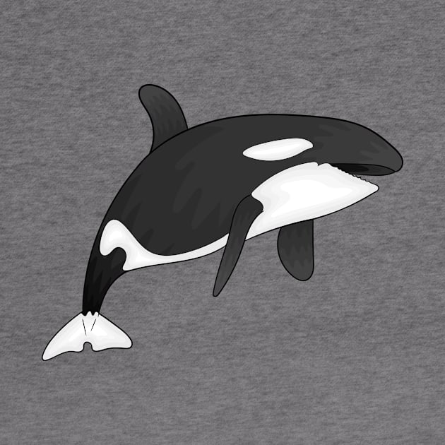 Killer whale cartoon illustration by Cartoons of fun